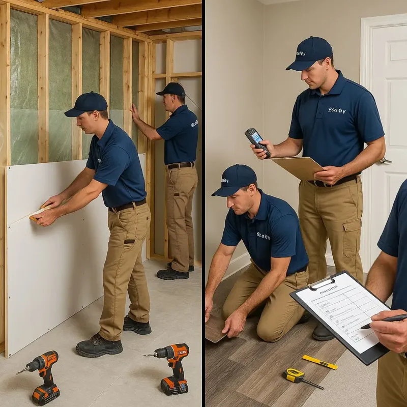 Repairs and Reconstruction process in Clinton County, NY